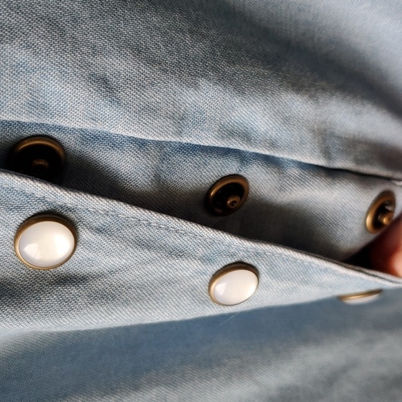 Tommy Bahama ombre cap sleeve lightweight chambray Size 5T so sweet - Picture 8 of 10